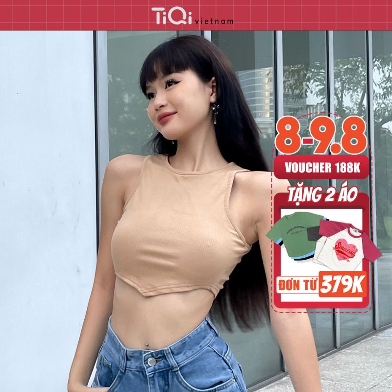  Áo croptop nhiều màu TiQi Jeans A198 