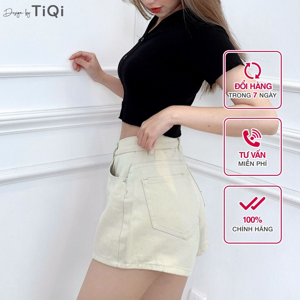  Quần short kaki nữ form nhỏ nhiều màu dễ thương TiQi Jeans S1-468 