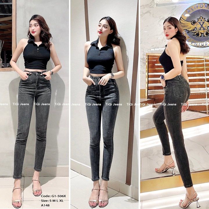  Áo croptop hở lưng cổ bẻ TiQi A148 