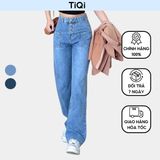  Quần jean ống rộng nữ cao cấp TiQi Jeans B2-2271 