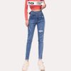 Quần Jean Skinny Nữ Lưng Cao Vải Denim Co Giãn TiQi Jean G1-515