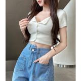  Quần Jean Nữ Ống Rộng Suông Cạp Lệch Tiqi Jeans B2-239 