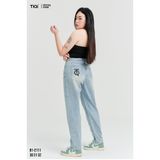  [BIGSIZE] Quần baggy jean nữ big size cao cấp lưng cao TiQi Jeans B3-2111 