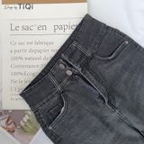  Quần Jean Skinny Nữ Vải Denim Co Giãn Màu Xám TiQi Jean G1-508 