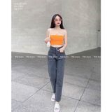  Quần baggy jeans nữ màu đen TiQi Jeans B1-167 