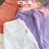  Quần short kaki nữ niều màu lưng cao S1-464 TiQi Jeans 