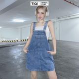  Váy yếm jeans bò ngắn form rộng TiQi Jeans Y2-284 