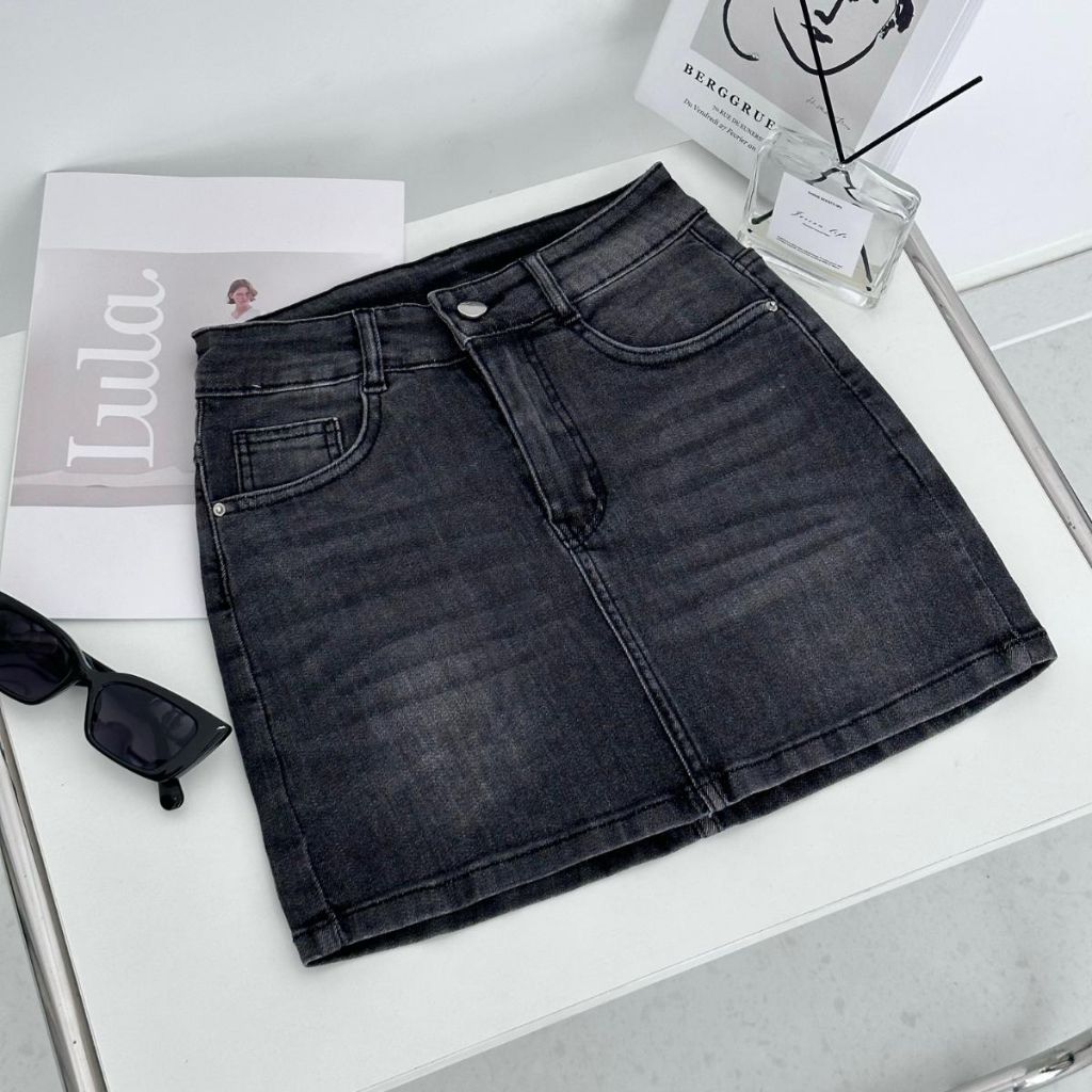  Chân váy jean ôm co giãn basic TiQi Jeans V1-294 