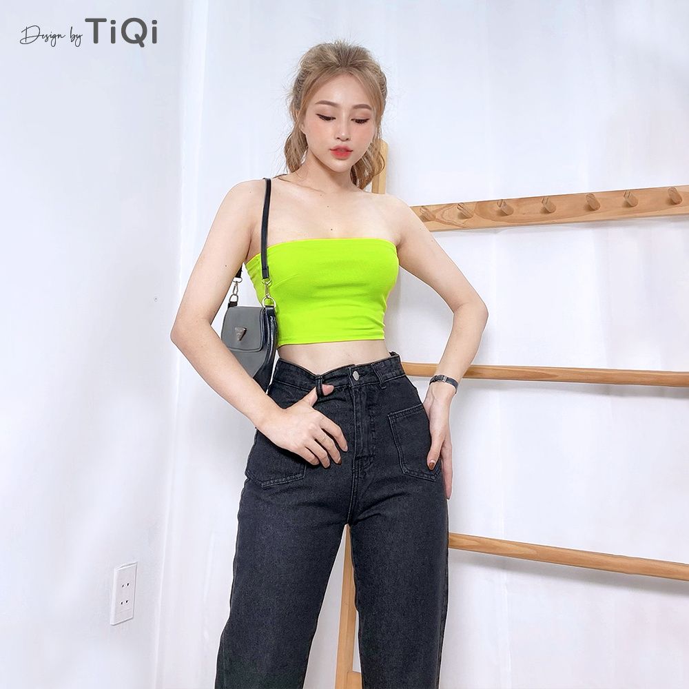  Quần baggy jeans nữ màu đen TiQi Jeans B1-167 