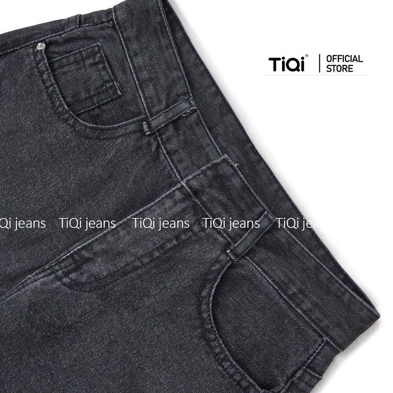  Quần baggy nữ lưng cao màu Đen Xám Xanh TiQi Jeans B1-77 
