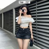  Chân Váy Jean Dáng Ngắn Có Lót Quần Y2k Tiqi Jeans V- 492 