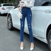 Quần Jean Skinny Nữ Lưng Vừa Vải Denim Co Giãn TiQi Jean G1-516