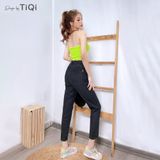  Quần baggy jeans nữ màu đen TiQi Jeans B1-167 