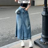  Chân Váy Jean Dài Dáng Chữ A TiQi Jeans V1-253 