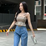  Quần Baggy Jean Rách Nhẹ TiQi Jeans B1-257 