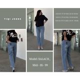  [BIGSIZE] Quần baggy jean nữ big size cao cấp lưng cao TiQi Jeans B3-2111 