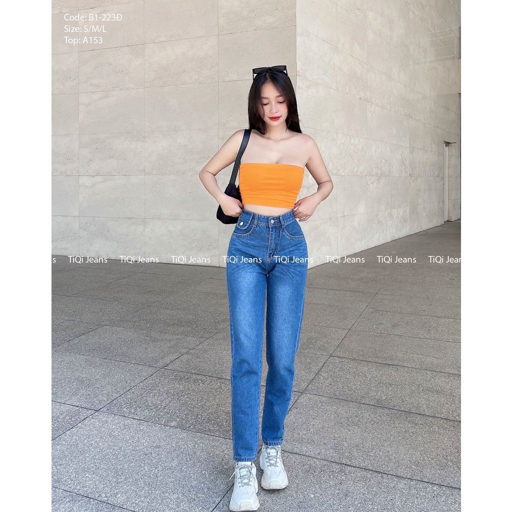  Quần baggy jean túi kiểu trendy TiQi Jeans B1-223 