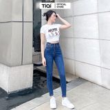  Quần Jean Skinny Nữ Vải Denim Co Giãn Màu Xám TiQi Jean G1-510 