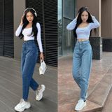  Quần Baggy Jean Trơn Hot Trend Tiqi Jeans B1-211 