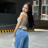  Quần Baggy Jean Rách Nhẹ TiQi Jeans B1-257 