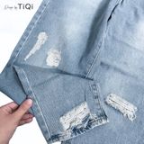  Quần Jean Baggy Đại Nữ rách gối TiQi Jeans B2-185 