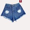 Quần short nữ Bigsize vải jeans cotton lưng cao TiQi Jeans S2-430