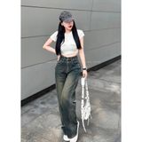  [ORDER ] Quần jean ống rộng nữ WASH màu cao cấp TiQi Jeans B2-320 