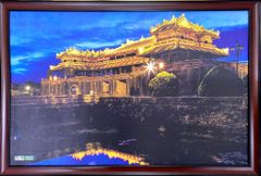 Tranh từ nhựa tái chế HOÀN THANH HUẾ về đêm