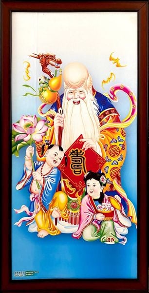 Tranh từ nhựa tái chế PHÚC THỌ ĐỒ