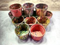 Chậu cây nhựa tái chế