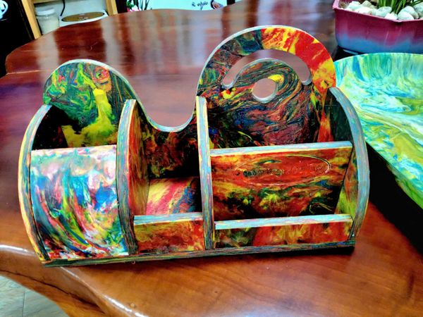 Hộp đựng bút đa ngăn từ nhựa tái chế