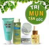  Bộ Tri Mụn ẩn , Mụn đầu đen, Mụn thâm Doctor Care dành cho nam nữ da dầu mụn ( Serum 20ml + mặt nạ 50g + toner 200ml + sữa rửa mặt 130g ) 