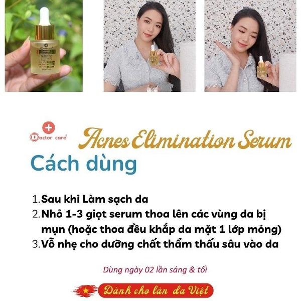  Serum Trị  Mụn Ẩn, Mụn Đầu Đen , Mụn Thâm  Doctor Care 20ml 