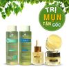 Bộ Tri Mụn ẩn ,Mụn đầu đen,Mụn thâm Doctor Care (serum20l+ kem3g+ tonner200ml+tay trang200ml )