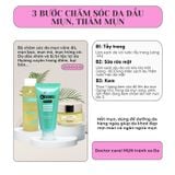  Bộ Tri Mụn ẩn , Mụn đầu đen, Mụn thâm Doctor Care dịu nhẹ dành cho nam nữ da dầu mụn 