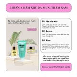  Bộ Tri Mụn ẩn , Mụn đầu đen, Mụn thâm Doctor Care dịu nhẹ dành cho nam nữ da dầu mụn ( Serum 20ml + kem 30g +sữa rửa mặt 130g) ) 