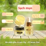  Bộ Tri Mụn ẩn ,Mụn đầu đen,Mụn thâm Doctor Care (Kem 30g + Serum 20ml) 