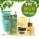  Bộ Tri Mụn ẩn , Mụn trứng cá, giảm mờ thâm Doctor Care dịu nhẹ dành cho nam nữ da dầu mụn ( Serum 20ml + kem 30g +Toner 200ml+ sữa rửa mặt 130g) 
