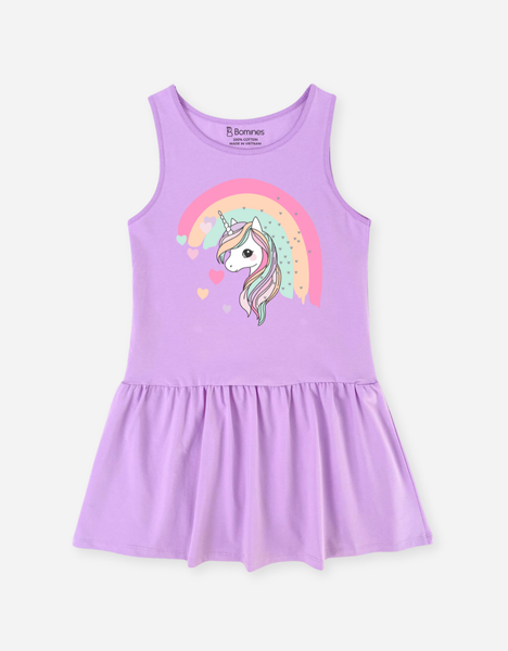  Đầm cotton sát nách Unicorn 