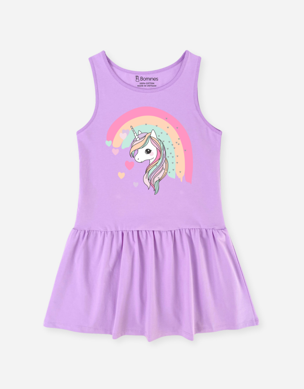  Đầm cotton sát nách Unicorn 