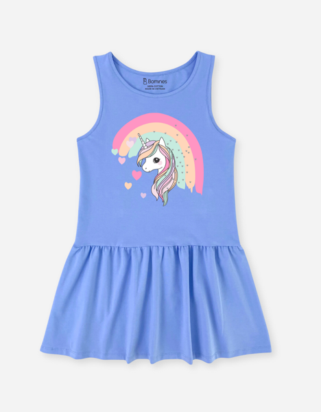  Đầm cotton sát nách Unicorn 