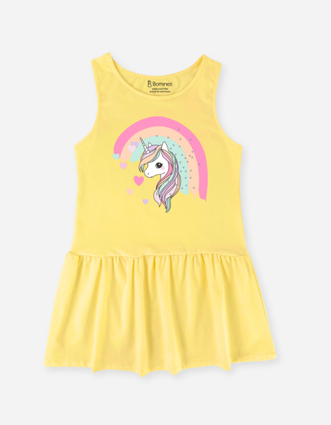  Đầm cotton sát nách Unicorn 