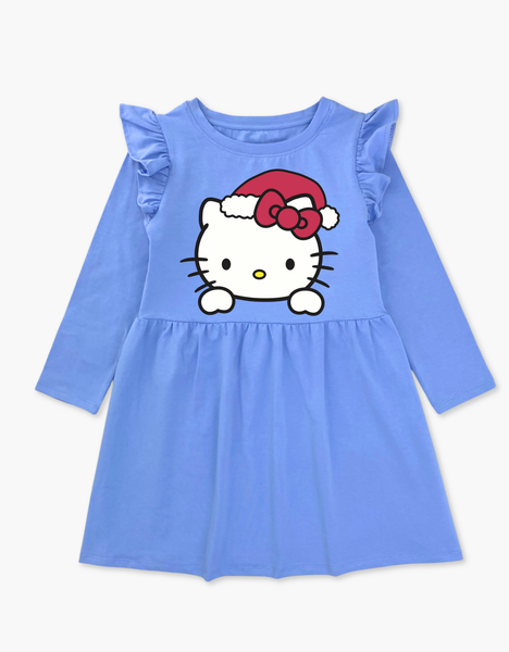  Váy bé gái mùa thu tay dài Hello Kitty 