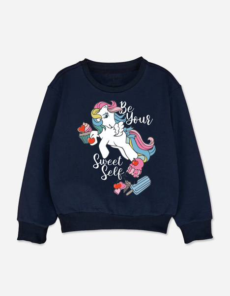  Áo sweater bé gái tay dài Kỳ Lân Unicorn 