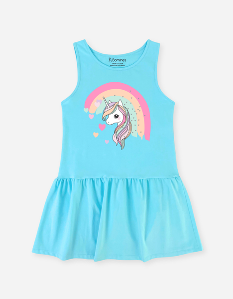  Đầm cotton sát nách Unicorn 