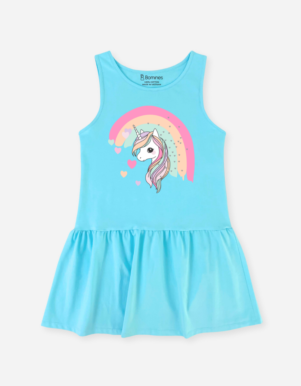  Đầm cotton sát nách Unicorn 