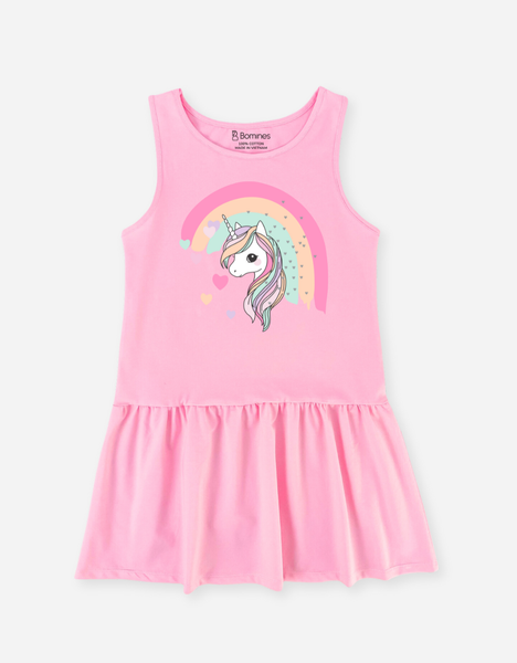  Đầm cotton sát nách Unicorn 