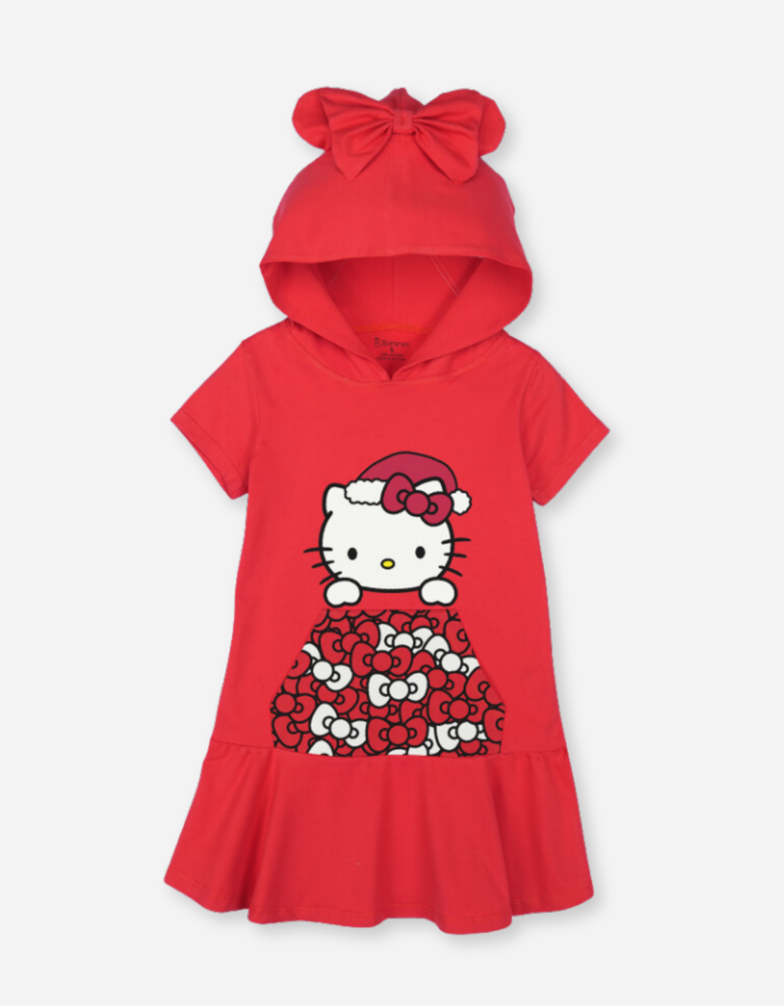  Váy Hoodie Hello Kitty tay ngắn 