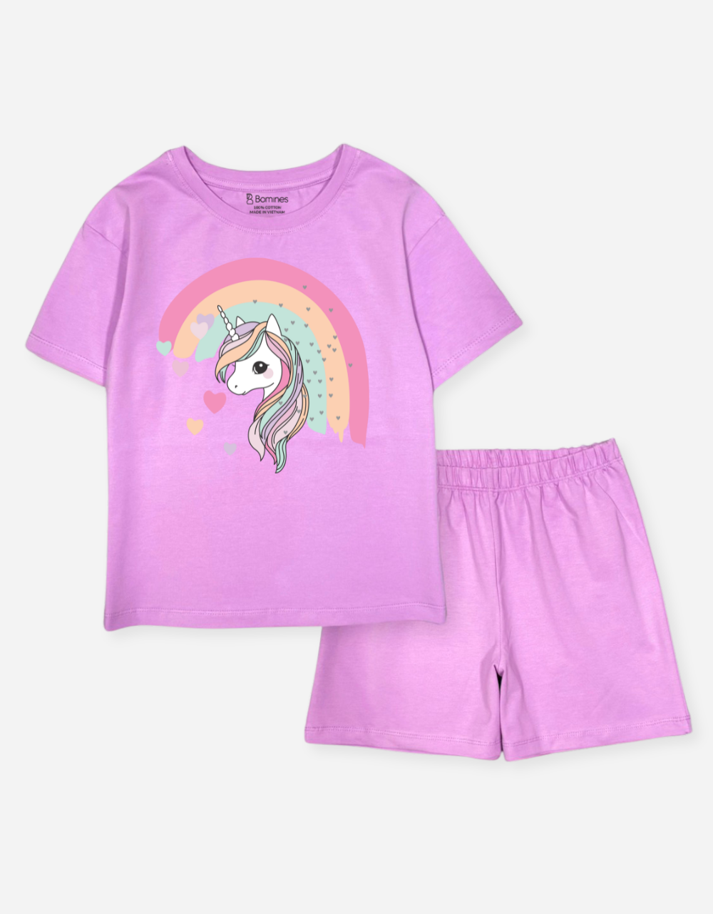  Đồ bộ short bé gái Unicorn 