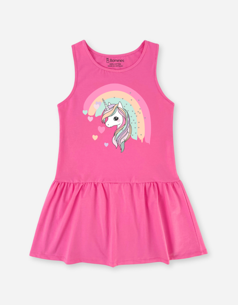  Đầm cotton sát nách Unicorn 